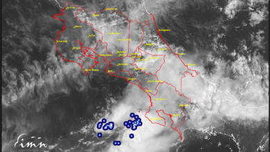 Vientos intensos y lluvias persistirán este domingo en gran parte del país