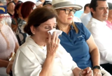 Pilar Cisneros se emociona hasta las lágrimas en Puntarenas