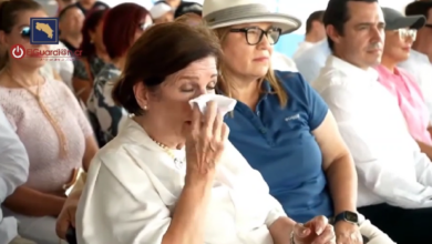 Pilar Cisneros se emociona hasta las lágrimas en Puntarenas