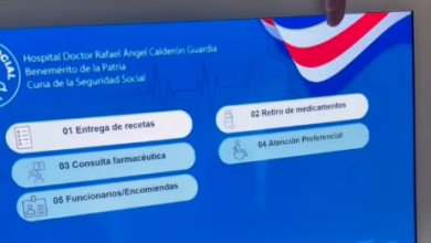 Hospital Calderón Guardia estrena sistema digital para filas en Farmacia