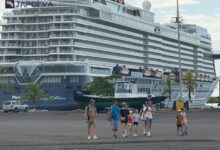 Crucero "Mein Schiff 1" con más de 3000 pasajeros impulsa economía local en Puerto Limón