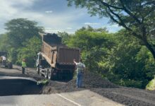 Habilitarán paso regulado para colocar solución temporal en Ruta 27