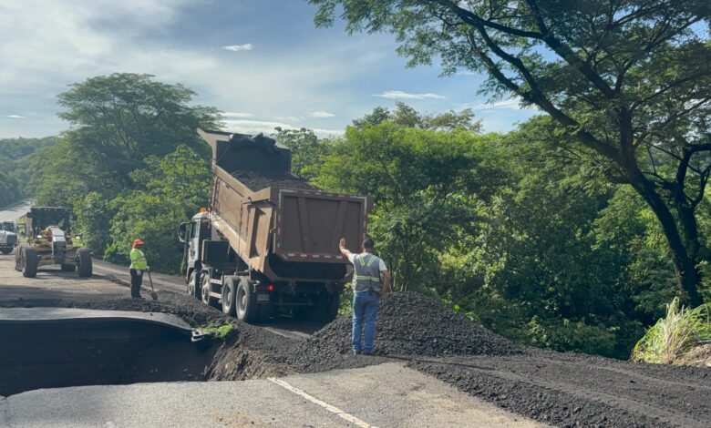 Habilitarán paso regulado para colocar solución temporal en Ruta 27
