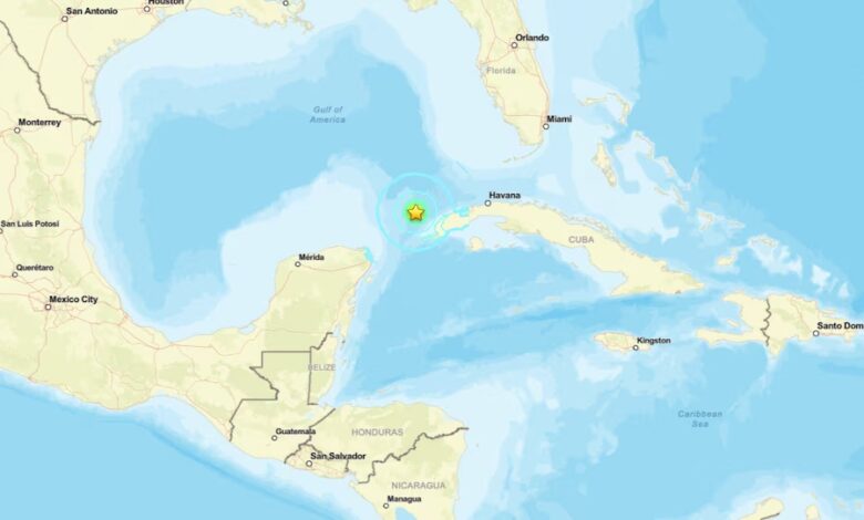 Sismo de 6,1 de magnitud sacudió el occidente cubano