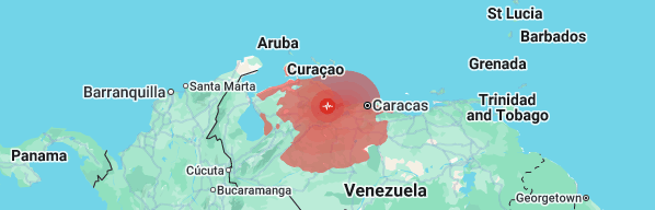 Magnitude 7.5 earthquakeAffected countries: Colombia, Venezuela, Caribbean Netherlands, Curaçao, and Aruba 28 km from San Felipe, Yaracuy, Venezuela · 4:05 PM