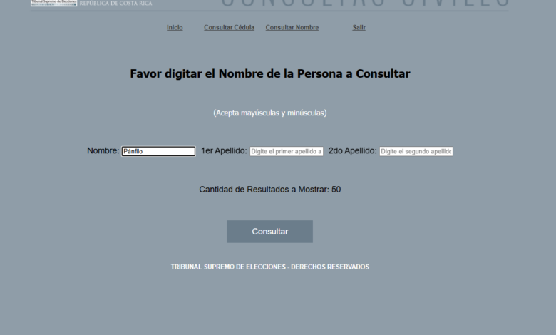 Consultar datos en la web del TSE ya no será igual