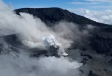 CNE declara alerta verde en el Volcán Poás y reduce ingreso de visitantes
